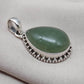 Green Aventurine Pendant 925 Sterling Silver | Handmade Teardrop Gemstone Necklace | Healing Crystal Jewelry Gift