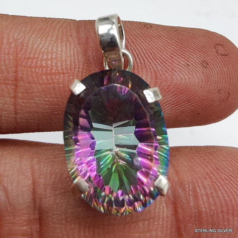 925 SOLID STERLING SILVER NATURAL GEMSTONES HANDMADE PENDANT PACK OF 6 PIECES (Copy)