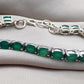 Green Onyx Tennis Bracelet: 925 Sterling Silver Gemstone Jewelry