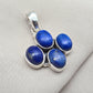 Lapis Lazuli Pendant 925 Sterling Silver Pendant, Handmade Blue Gemstone Jewelry, Gift for Her