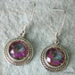 925 SOLID STERLING SILVER NATURAL MISTIC TOPAZ GEMSTONE HOOK EARRING GIFT FOR WOMEN