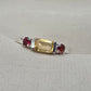 925 SOLID STERLING SILVER NATURAL CITRINE GEMSTONE HANDMADE RING, GARNET WEDDING RING ALL SIZES AVAILABLE