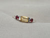 925 SOLID STERLING SILVER NATURAL CITRINE GEMSTONE HANDMADE RING, GARNET WEDDING RING ALL SIZES AVAILABLE