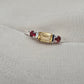 925 SOLID STERLING SILVER NATURAL CITRINE GEMSTONE HANDMADE RING, GARNET WEDDING RING ALL SIZES AVAILABLE