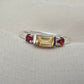 925 SOLID STERLING SILVER NATURAL CITRINE GEMSTONE HANDMADE RING, GARNET WEDDING RING ALL SIZES AVAILABLE
