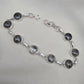 Black Rutile Quartz 925 Sterling Silver Bracelet Natural Handmade