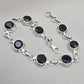 Black Onyx Bracelet 925 Sterling Silver Round Gemstone Wedding Bracelet Unique Design Jewelry