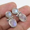 NATURAL RAINBOW MOONSTONE GEMSTONE 925 SOLID STERLING SILVER EARRING