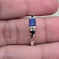 925 SOLID STERLING SILVER NATURAL LAPIS LAZULI GEMSTONE HANDMADE RING, BLACK ONYX WEDDING RING ALL SIZES AVAILABLE