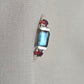 925 SOLID STERLING SILVER NATURAL LABRADORITE GEMSTONE HANDMADE RING, GARNET WEDDING RING ALL SIZES AVAILABLE