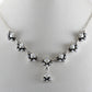 925 SOLID STERLING SILVER NATURAL PEARL HANDMADE NECKLACE,18 INCHES