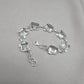925 Sterling Silver Green Amethyst Bracelet Elegant Minimal Jewelry Gift for Her