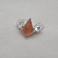 925 SOLID STERLING SILVER NATURAL SUNSTONE GEMSTONE HANDMADE RING, CRYSTAL WEDDING RING ALL SIZES AVAILABLE