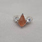 925 SOLID STERLING SILVER NATURAL SUNSTONE GEMSTONE HANDMADE RING, CRYSTAL WEDDING RING ALL SIZES AVAILABLE