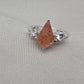 925 SOLID STERLING SILVER NATURAL SUNSTONE GEMSTONE HANDMADE RING, CRYSTAL WEDDING RING ALL SIZES AVAILABLE