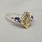 925 SOLID STERLING SILVER NATURAL CITRINE GEMSTONE HANDMADE RING, MYSTIC WEDDING RING ALL SIZES AVAILABLE