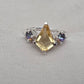 925 SOLID STERLING SILVER NATURAL CITRINE GEMSTONE HANDMADE RING, MYSTIC WEDDING RING ALL SIZES AVAILABLE