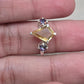 925 SOLID STERLING SILVER NATURAL CITRINE GEMSTONE HANDMADE RING, MYSTIC WEDDING RING ALL SIZES AVAILABLE