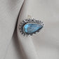 Labradorite Ring 925 Sterling Silver Natural Blue Flash Gemstone Ring Handmade Boho Jewelry