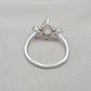 925 SOLID STERLING SILVER NATURAL CRYSTAL GEMSTONE HANDMADE RING, ALL SIZES AVAILABLE