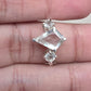 925 SOLID STERLING SILVER NATURAL CRYSTAL GEMSTONE HANDMADE RING, ALL SIZES AVAILABLE