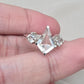 925 SOLID STERLING SILVER NATURAL CRYSTAL GEMSTONE HANDMADE RING, ALL SIZES AVAILABLE