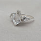 925 SOLID STERLING SILVER NATURAL CRYSTAL GEMSTONE HANDMADE RING, ALL SIZES AVAILABLE
