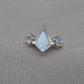 925 SOLID STERLING SILVER NATURAL MOONSTONE GEMSTONE HANDMADE RING, ALL SIZES AVAILABLE