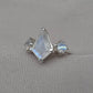 925 SOLID STERLING SILVER NATURAL MOONSTONE GEMSTONE HANDMADE RING, ALL SIZES AVAILABLE