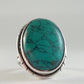 925 SOLID STERLING SILVER NATURAL TURQUOISE GEMSTONES HANDMADE RING, ALL SIZES AVAILABLE