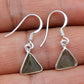 925 SOLID STERLING SILVER NATURAL LABRADORITE GEMSTONE HOOK EARRING