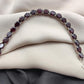 Garnet Tennis Bracelet: 925 Sterling Silver January Birthstone