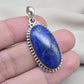 Lapis Lazuli Pendant 925 Sterling Silver September Birthstone Necklace Boho Jewelry Handmade Pendant