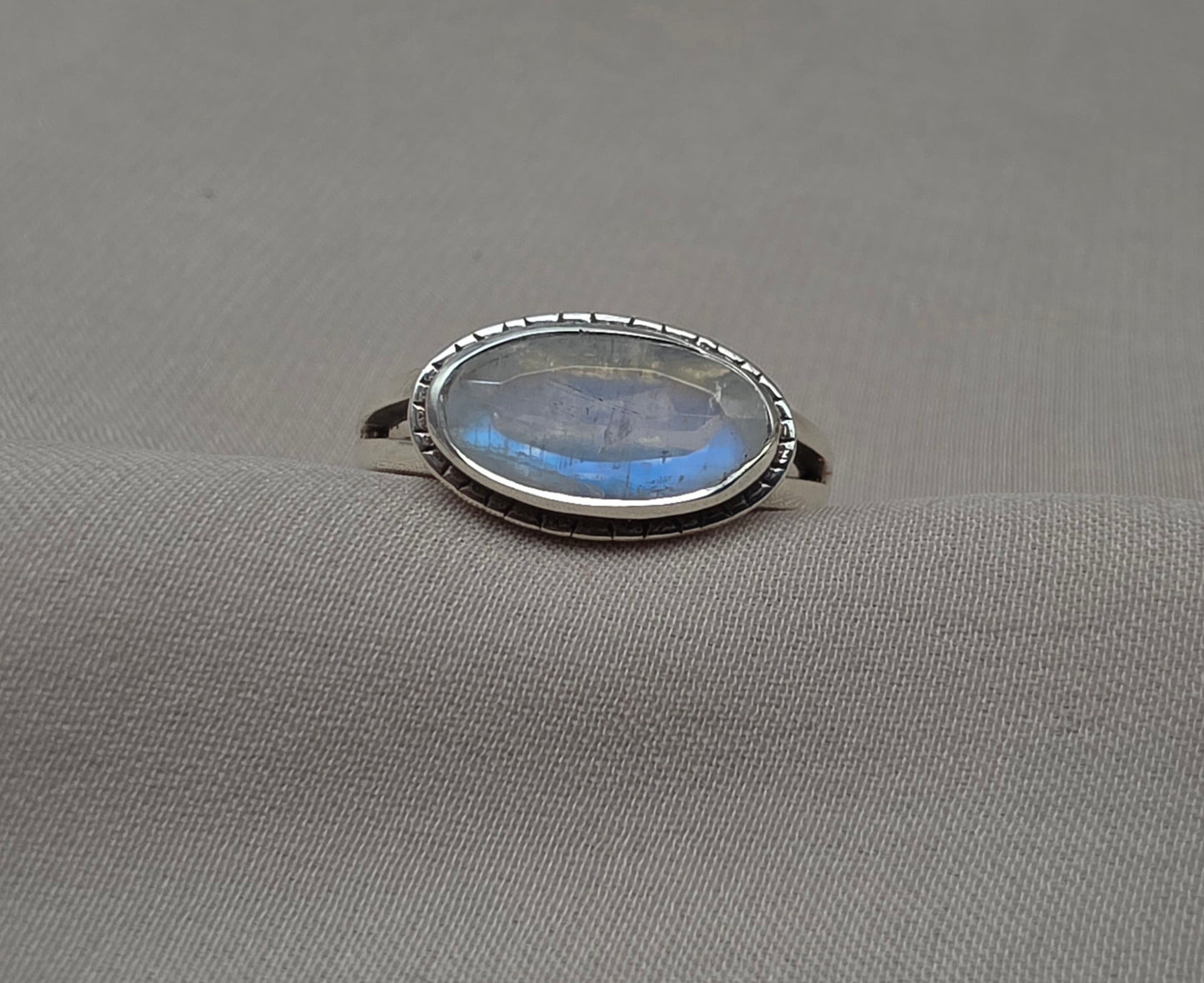 925 SOLID STERLING SILVER NATURAL MOONSTONE GEMSTONE HANDMADE RING, ALL SIZES AVAILABLE (Copy)