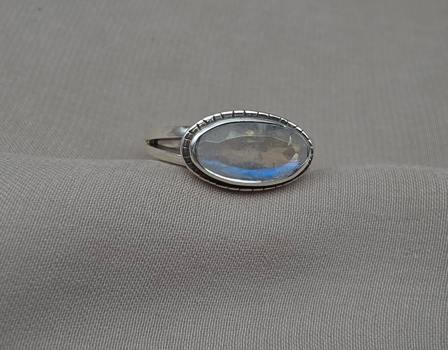 925 SOLID STERLING SILVER NATURAL MOONSTONE GEMSTONE HANDMADE RING, ALL SIZES AVAILABLE (Copy)