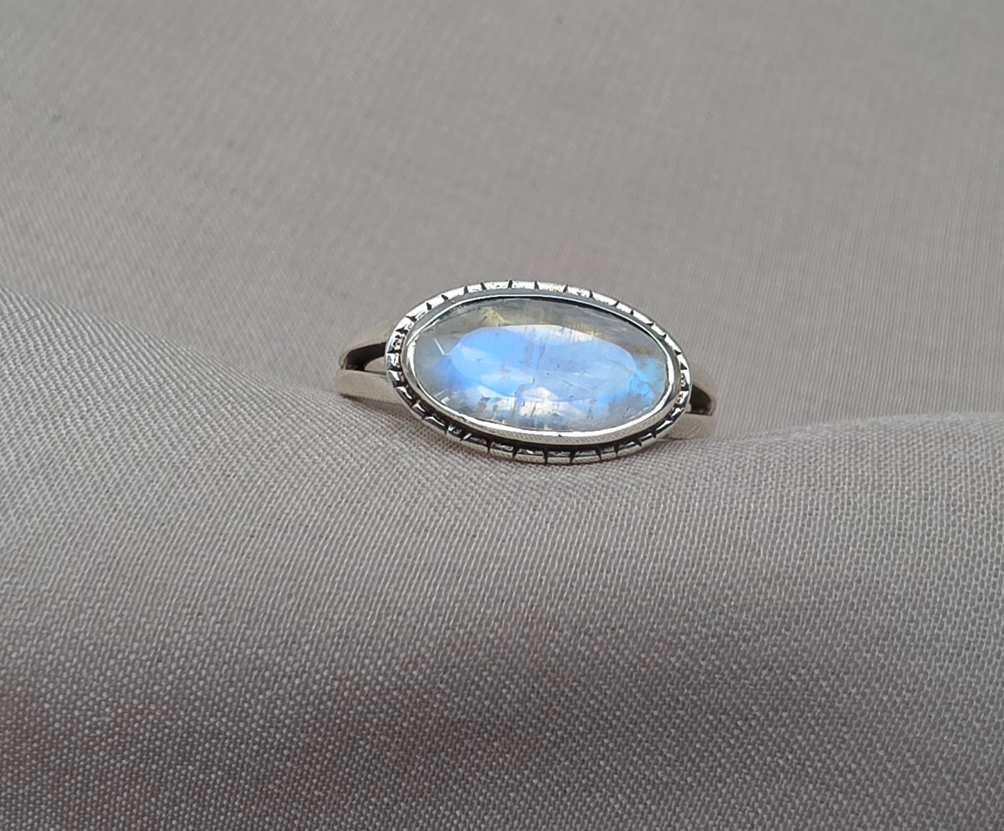 925 SOLID STERLING SILVER NATURAL MOONSTONE GEMSTONE HANDMADE RING, ALL SIZES AVAILABLE (Copy)