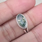 925 SOLID STERLING SILVER NATURAL MOSS AGATE GEMSTONE HANDMADE RING, ALL SIZES AVAILABLE (Copy) (Copy)