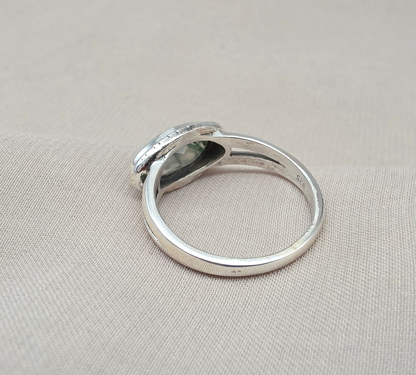 925 SOLID STERLING SILVER NATURAL MOSS AGATE GEMSTONE HANDMADE RING, ALL SIZES AVAILABLE (Copy) (Copy)