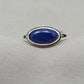 925 SOLID STERLING SILVER NATURAL LAPIS LAZULI GEMSTONE HANDMADE RING, ALL SIZES AVAILABLE