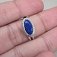 925 SOLID STERLING SILVER NATURAL LAPIS LAZULI GEMSTONE HANDMADE RING, ALL SIZES AVAILABLE