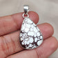 925 Sterling Silver Wild Horse Jasper Pendant Necklace: Teardrop, Boho Healing Crystal