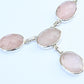 925 SOLID STERLING SILVER NATURAL ROSE QUARTZ HANDMADE NECKLACE,18 INCHES (Copy)
