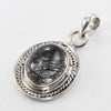 925 SOLID STERLING SILVER NATURAL BLACK RUTILE PENDANT