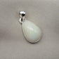 Ethiopian Opal Pear Pendant 925 Sterling Silver Handmade Cabochon Gemstone Jewelry