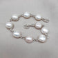 Mother of Pearl 925 Sterling Silver Bracelet: Bezel Set Gemstone Jewelry