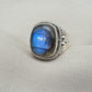 Blue Flash Labradorite 925 Sterling Silver Ring: Handmade Boho Gemstone Jewelry
