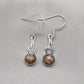 Unakite Dangle Earrings: 925 Sterling Silver, Boho Healing Stone