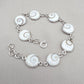 Shiva Eye Bracelet 925 Silver Shell Bracelet Spiritual Protection Jewelry Gift for Her