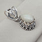 Ethiopian Opal Pear Pendant 925 Sterling Silver Handmade Cabochon Gemstone Jewelry October Birthstone