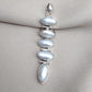 Handmade Pearl Pendant: 925 Sterling Silver Marquise Gemstone
